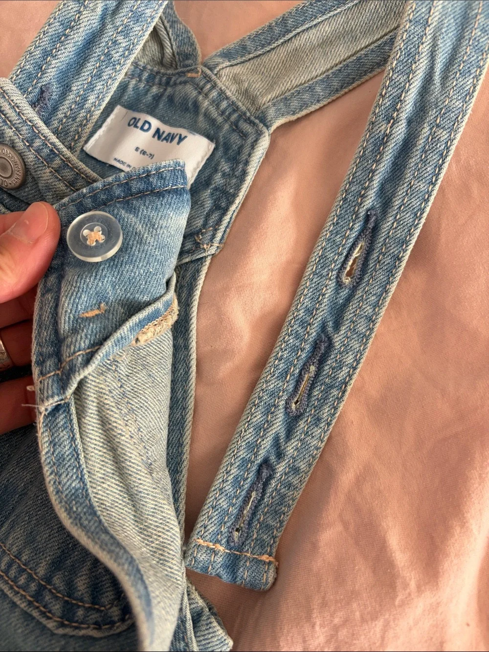 Old Navy Light Blue Denim Bib Overalls